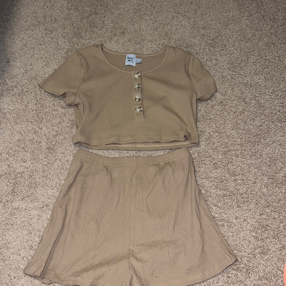 Princess Polly Beige Lounge Wear Set